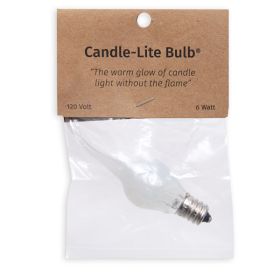 6 Watt Large Candle-Lite Light Bulb - Min of 12