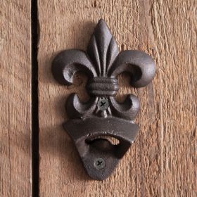 Fleur De Lis Wall Mounted Bottle Opener - Min of 2