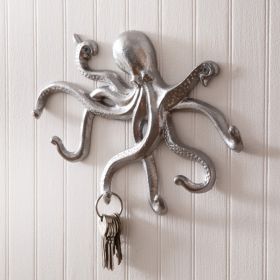 Metal Octopus Wall Hooks - Min of 2