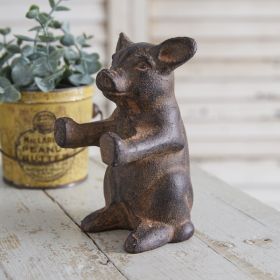 Standing Pig Figurine