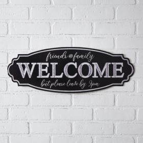 Comical Welcome Wall Sign