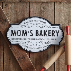 Mom's Bakery Wall Sign