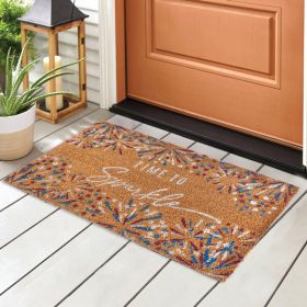 Time to Sparkle Americana Doormat