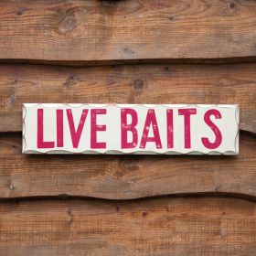 Live Baits Sign