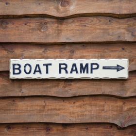 Boat Ramp Sign