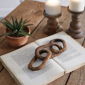 Wood Chain Tabletop Decor