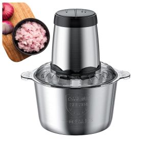 Electric Meat Grinder, Adjustable Electric Grinder, 300w Meat Processing Machine With 3l Capacity Bowl, Meat Chopper Machine With Dual Layer Cutting,