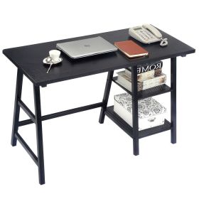 Black Home Office Laptop Computer Desk Writing Table