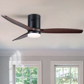 Farmhouse 52 in. Ceiling Fan with 3 Solid Wood Blades and DC Reversible Motor