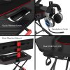 Gaming Riser, Height Adjustable, Squeeze Handle, Headset Hook, Dual USB Ports.