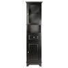 Tall Cabinet with Glass Door and Drawer