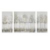 Gold Foil Triptych 3-piece Canvas Wall Art Set