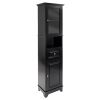 Tall Cabinet with Glass Door and Drawer