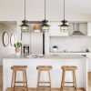 Vintage Farmhouse Pendant Light Rustic Metal  Caged Pendant Lights