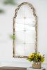 22" x 48" Large Cream & Gold Framed Wall Mirror,