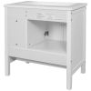 30" Bathroom Vanity Base Only, Solid Wood Frame