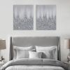 Heavily Embellished 2-piece Canvas Wall Art Set