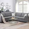 91" Modern Upholstered Living Room Sectional Sofa, L Shape Furniture Couch with 3 Pillows