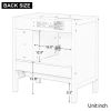 30" Bathroom Vanity Base Only, Solid Wood Frame