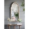 22" x 48" Large Cream & Gold Framed Wall Mirror,