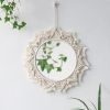 Boho Macrame Round Mirror