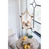 Light Wood Chandelier, Hanging Light Fixture with Adjustable Chain for Kitchen Dining Room Foyer Entryway, Bulb Not Included