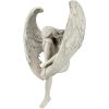 Sorrow Angel Statue Crafts; Pure White Love Angle With Wings Sculpture Ornaments; For Home Decor Bedroom Office Garden Tabletop