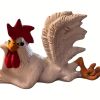 1pc Rooster Resin Statue, Roosters Ornaments, Poultry Models, Resin Crafts For Farmhouse Style Garden Yard Outdoor Decorations