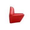 Manhattan Comfort Kiss 61.8 in. Red Faux Leather 2-Seater Loveseat