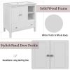 30" Bathroom Vanity Base Only, Solid Wood Frame