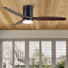 Farmhouse 52 in. Ceiling Fan with 3 Solid Wood Blades and DC Reversible Motor