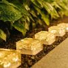 Solar Powered Ice Bricks Path Lights Outdoor Lights