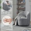 [Video] Welike Swivel barrel chair, living room swivel chair with round storage chair, 360 ¬∞ swivel club chair, nursery, bedroom, office, hotel with