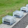 Solar Powered Ice Bricks Path Lights Outdoor Lights