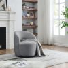 [Video] Welike Swivel barrel chair, living room swivel chair with round storage chair, 360 ¬∞ swivel club chair, nursery, bedroom, office, hotel with