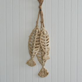 Set of Three Textured Fishbones