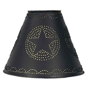 4X10X8 Star Punched Tin Shade (Option: Black)