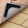 8pcs High Quality Non-slip Anti-drill Carpet Stickers Suitable For Living Room Dining Room Bathroom Rugs, Prevent Rugs From Moving And Rolling Edges