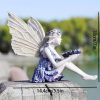 Miniature Fairy Resin Statue, Resin Craft For Garden Yard Outdoor Indoor Lawn Porch Balcony Patio Decor