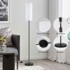 Floor Lamp for Living Room, Modern Standing Lamps with Lampshade, Minimalist Tall Lamp with Foot Switch for Living Room, Bedroom, Kids Room, Office(Bu