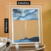 Dynamic Square Quicksand Painting; Romantic Gift; Quicksand Painting Decoration; Home Decoration; Office Desktop Decoration; Hourglass Dynamic Ar