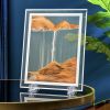 Dynamic Square Quicksand Painting; Romantic Gift; Quicksand Painting Decoration; Home Decoration; Office Desktop Decoration; Hourglass Dynamic Ar