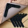 8pcs High Quality Non-slip Anti-drill Carpet Stickers Suitable For Living Room Dining Room Bathroom Rugs, Prevent Rugs From Moving And Rolling Edges