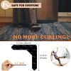 8pcs High Quality Non-slip Anti-drill Carpet Stickers Suitable For Living Room Dining Room Bathroom Rugs, Prevent Rugs From Moving And Rolling Edges