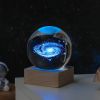 Cosmos Series Crystal Ball Night Lights; Milky Way; Moon,